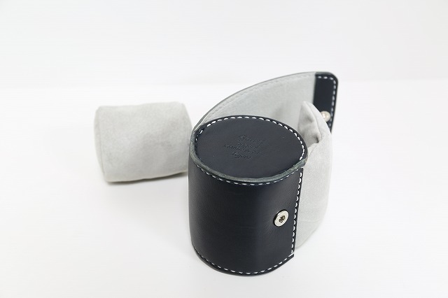 国産ピットタンニン鞣し栃木レザー使用 腕時計ケース 携帯用 特注オーダーメイド