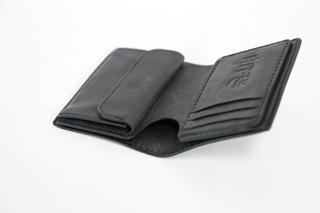 国産タンニン鞣し牛革（ハーフウォレット） 使用 二つ折り財布コンパクト 特注オーダーメイド