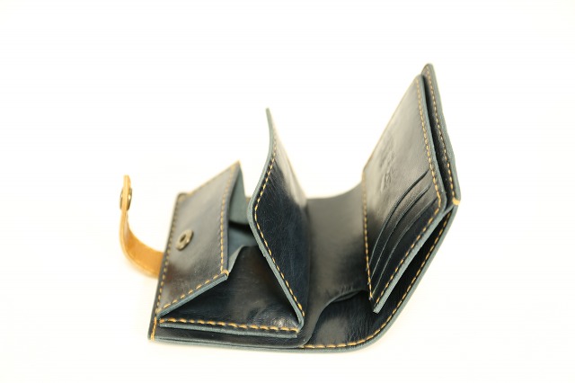 ラクダコンパクトハーフウォレット（二つ折り財布）カスタムオーダー