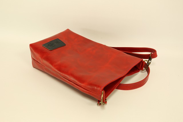 イタリアンタンニン鞣しラクダ革使用 ショルダーバッグ （手提げ鞄）かすたむオーダーメイド