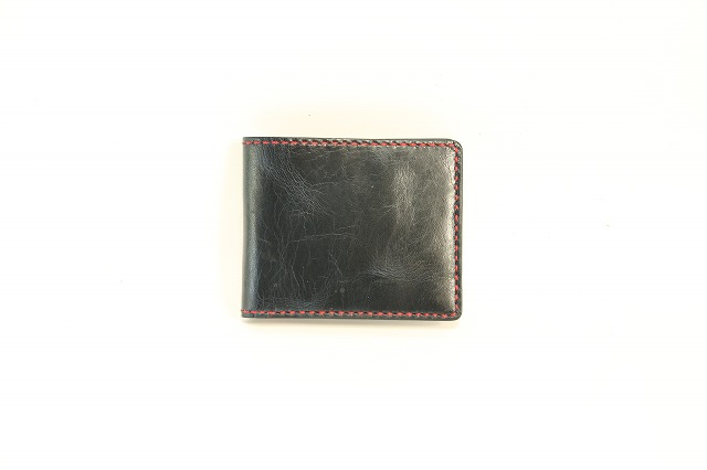 国産タンニン鞣し牛革プルアップレザー＆イタリアンタンニン鞣しラクダ革使用 ツートンカラー ハーフウォレット（二つ折り財布）を製作