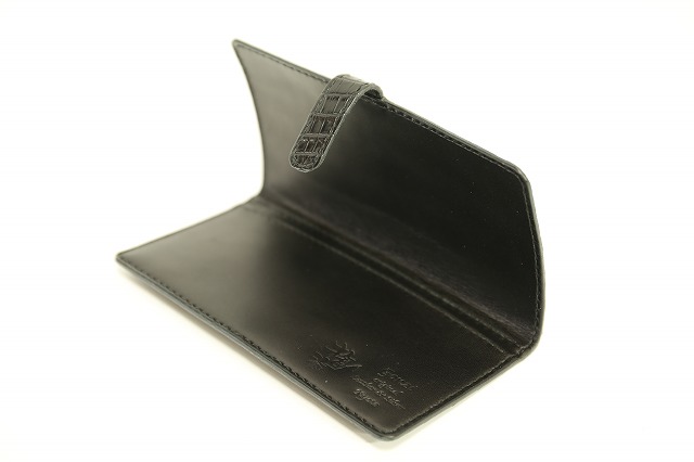 ワニ（クロコダイル）レザー使用 札入れタイプの長財布 （ロングウォレット）を製作