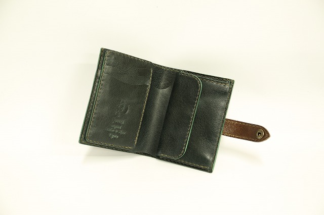 イタリアンタンニン鞣しラクダ革使用 セミコンパクトウォレット（二つ折り財布）カスタムメイド