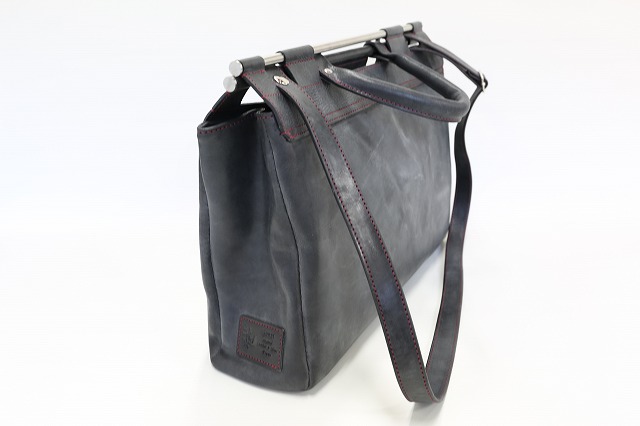 国産オイルフィニッシュソフトレザー使用 ステンレスバー ビジネスバッグ（鞄 財布 オーダーメイド）
