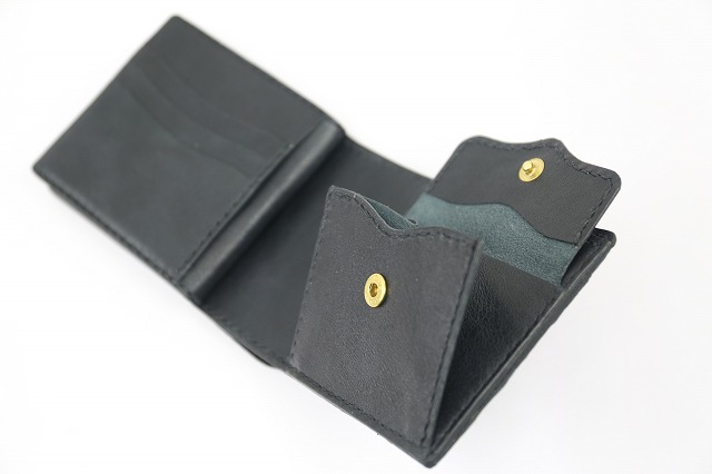 クロコダイルレザー使用 大容量ハーフウォレット（二つ折り財布）特注オーダーメイド