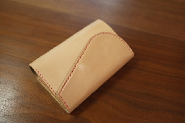 セミロングウォレット （二つ折り財布） 栃木レザー