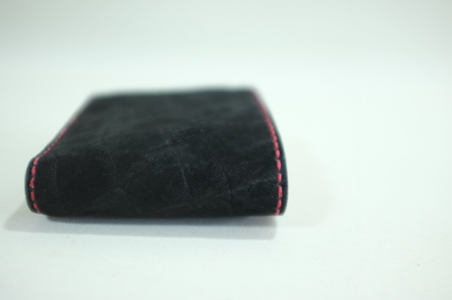 アフリカゾウ革（エレファントレザー） 使用 ハーフウォレット （二つ折り財布）特注カスタムオーダーメイド
