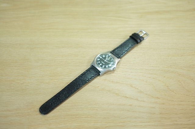 イタリアンタンニン鞣しラクダ革 使用 腕時計ベルト キャメルツートンカラー 特注フルオーダーメイド